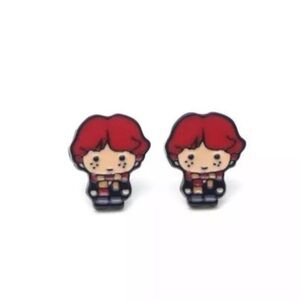 EARRINGS Ron Weasley Studs Harry Potter Stainless Steel